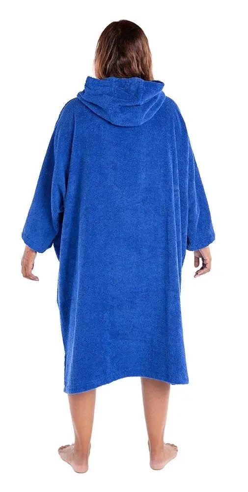 dryrobe Organic Cotton Badeponcho - Royal Blue