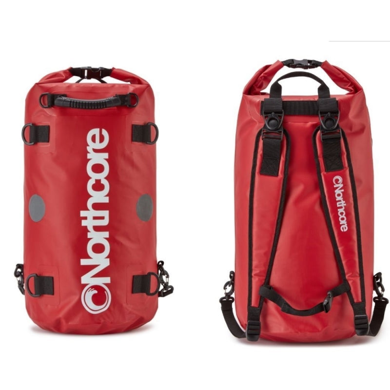 northcore-40l-vandtæt-rygsæk-rød