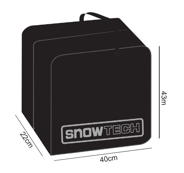 SnowTech Sport JH Støvlebag - 1 par (Firkantet kompakt støvle taske med rem og håndtag)