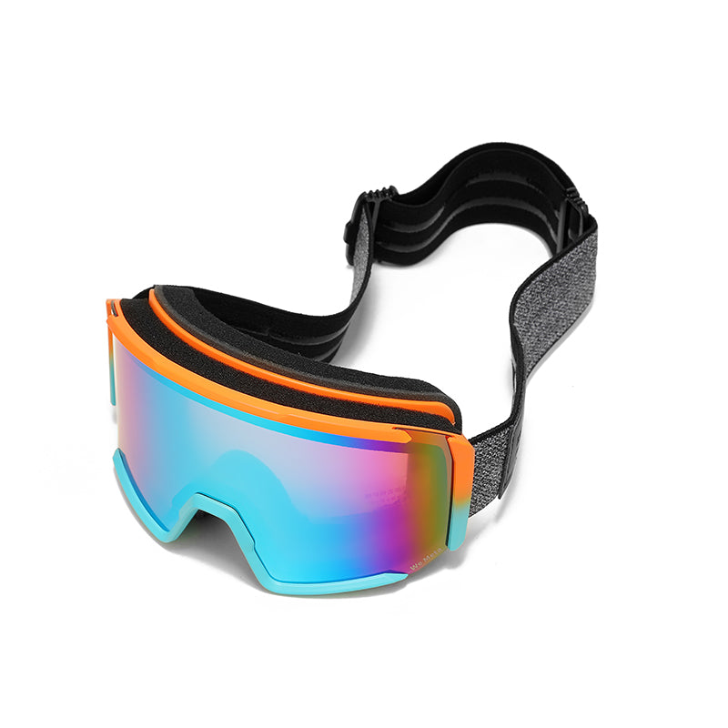We Meta Skibriller - Blå/Oransje Linse