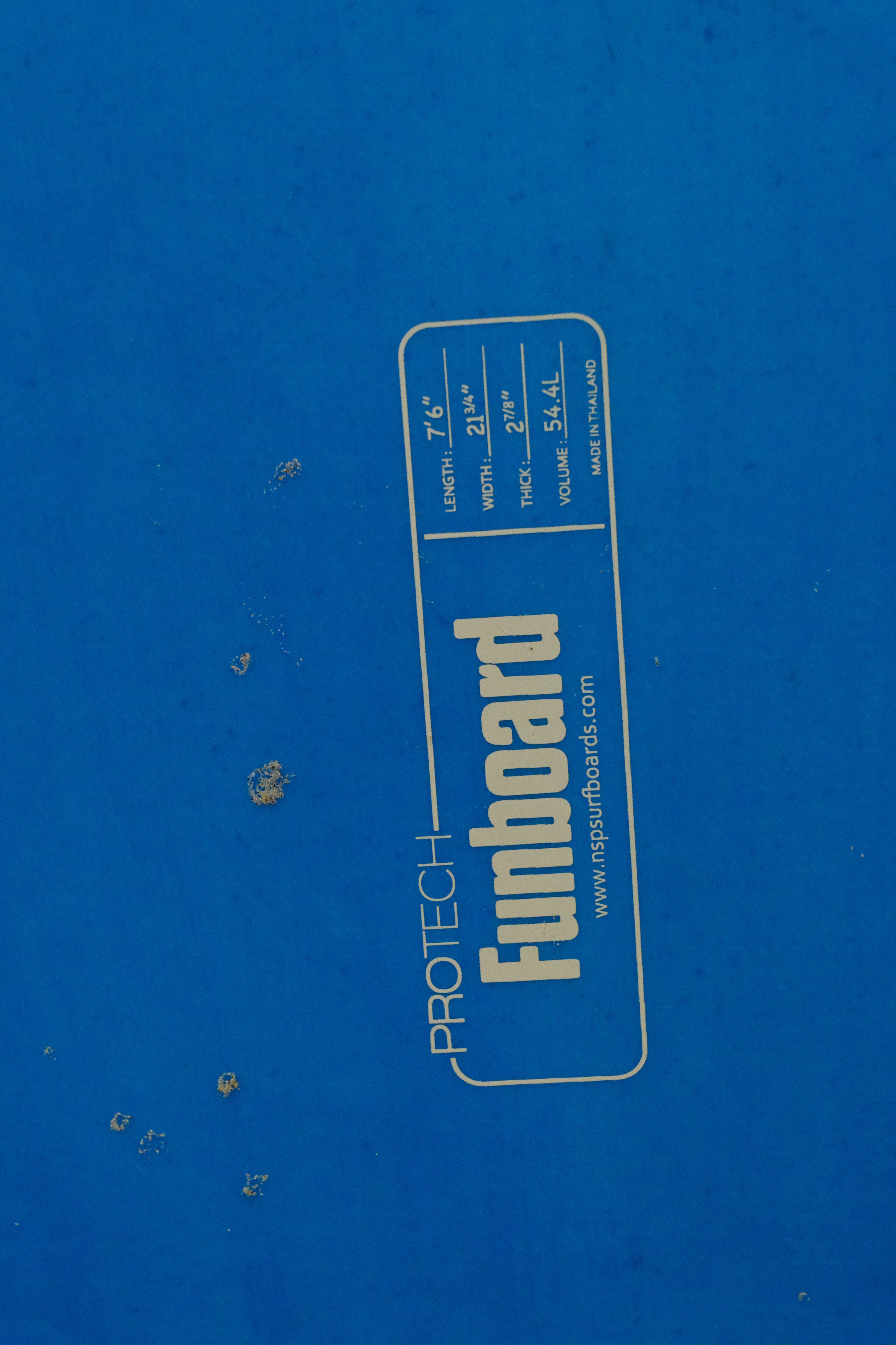 NSP Protech Fun 7'6 Navy Tint FTU - Surfboard