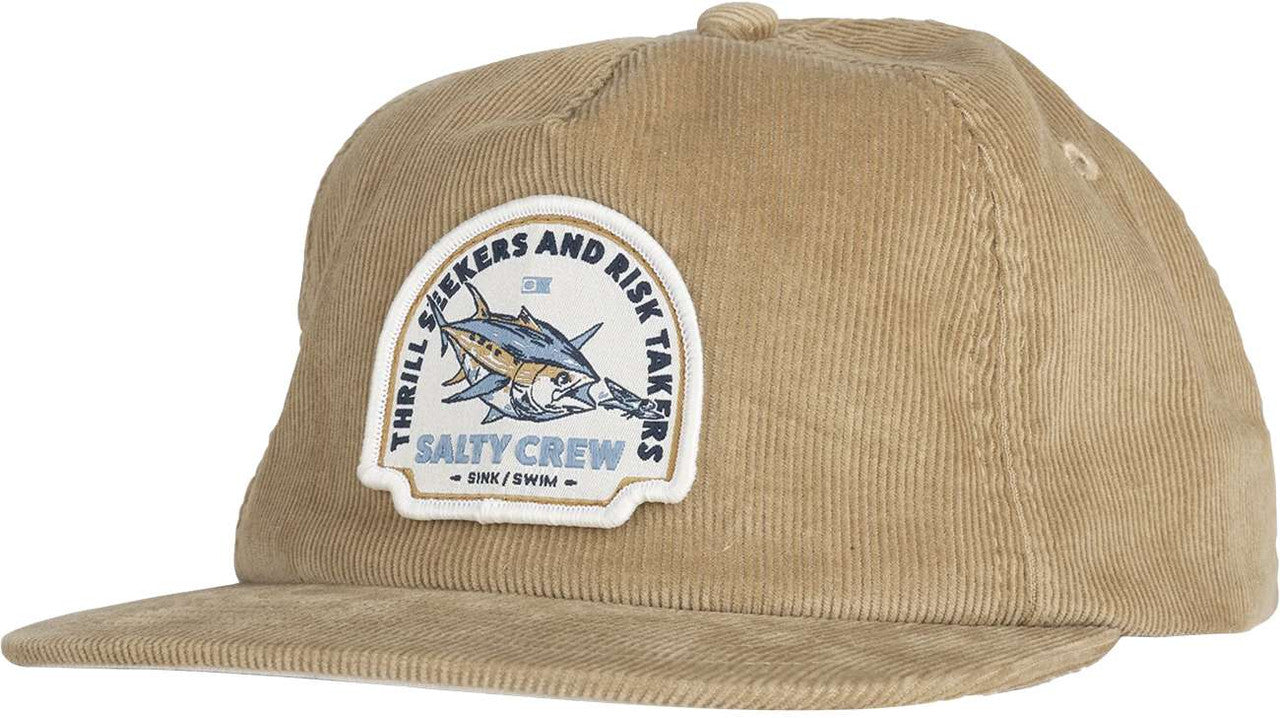 Salty Crew Chaser Cord 5 Panel - Straw