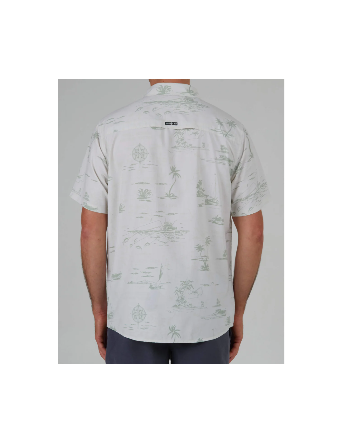 Salty Crew Seafarer S/S Tech Woven - Wax